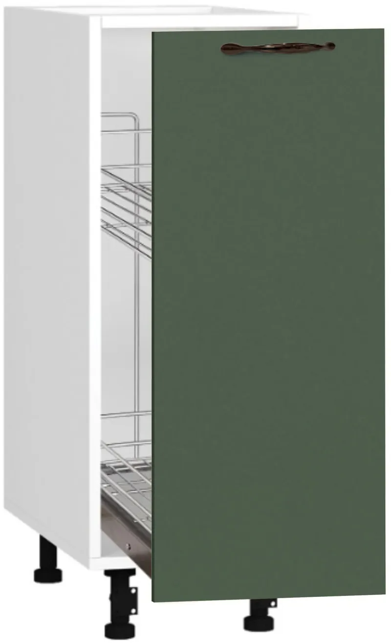 Кухонный шкаф модульной системы BlanKit D30C White+GreenSmoky.M356 M2