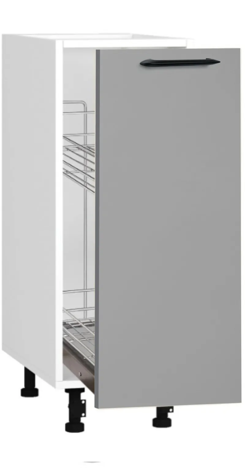 Кухонный шкаф модульной системы BlanKit D30C White+GreyQuartz.M306 M
