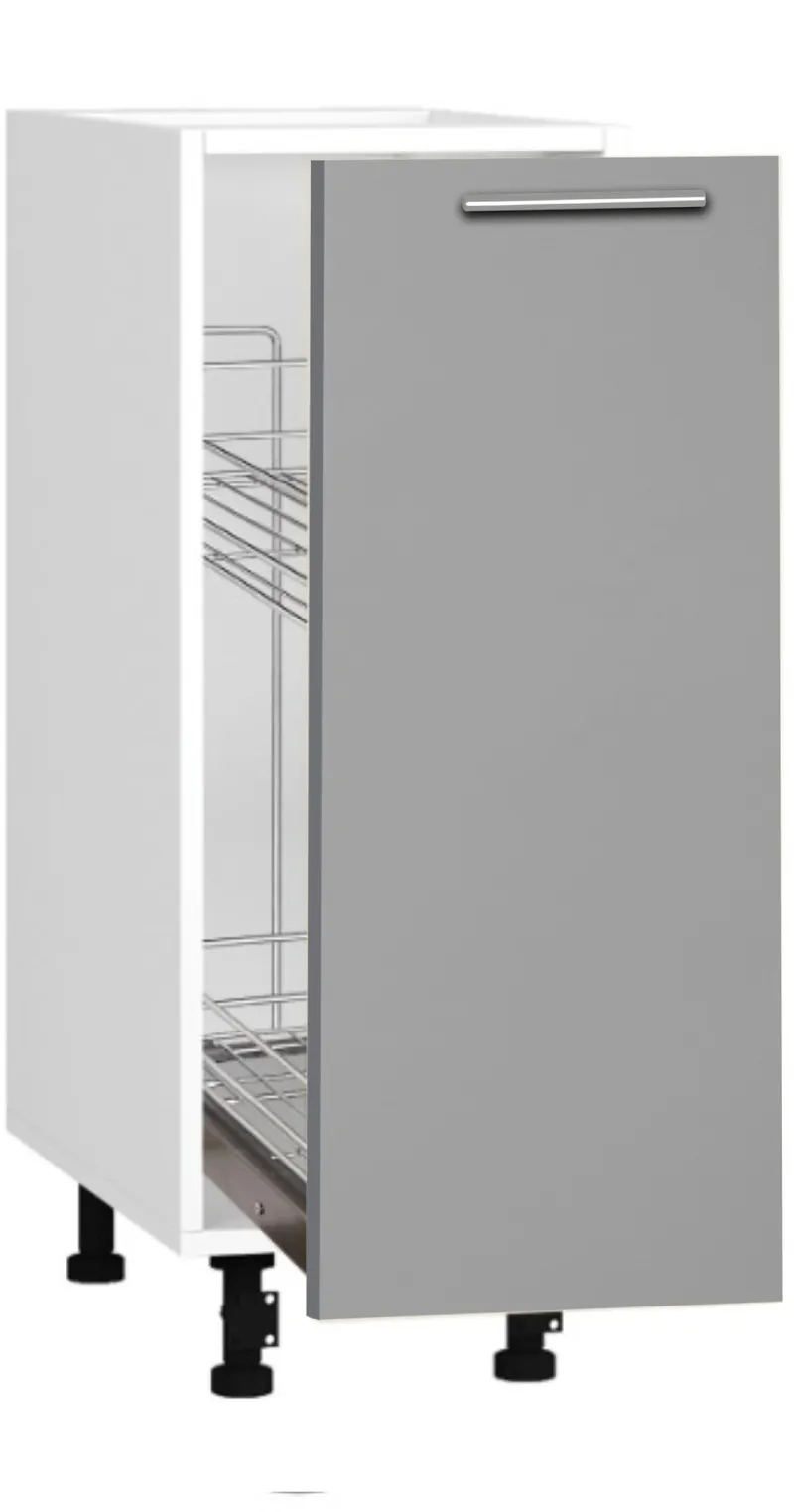 Кухонный шкаф модульной системы BlanKit D30C White+GreyQuartz.M306 R128