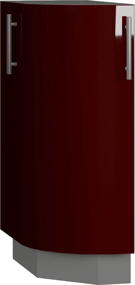Кухонный шкаф модульной системы BlanKit D30R Graphite+Bordo.G410