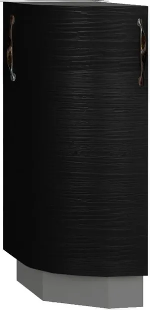 Кухонный шкаф модульной системы BlanKit D30R Graphite+OakBlack.381 M2