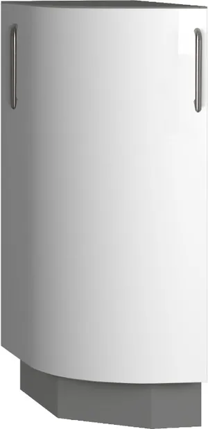 Кухонный шкаф модульной системы BlanKit D30R Graphite+White.G382 U4
