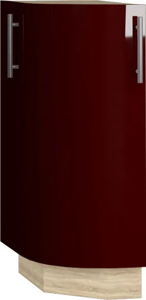 Кухонный шкаф модульной системы BlanKit D30R Sonoma+Bordo.G410
