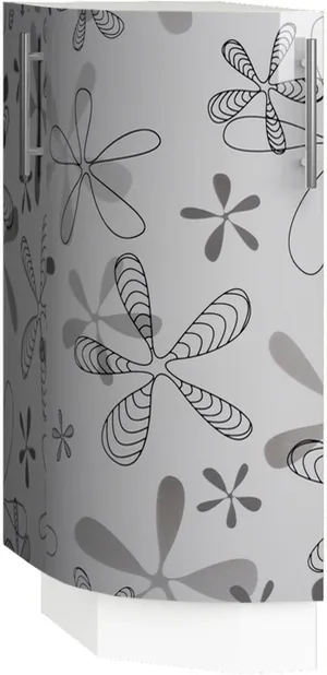 Кухонный шкаф модульной системы BlanKit D30R White+Flower.G432