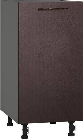 Кухонный шкаф модульной системы BlanKit D40 Graphite+BrushBronze.M369 M2