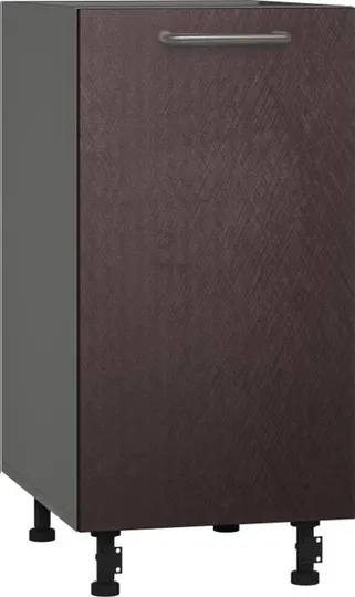 Кухонный шкаф модульной системы BlanKit D40 Graphite+BrushBronze.M369 U4