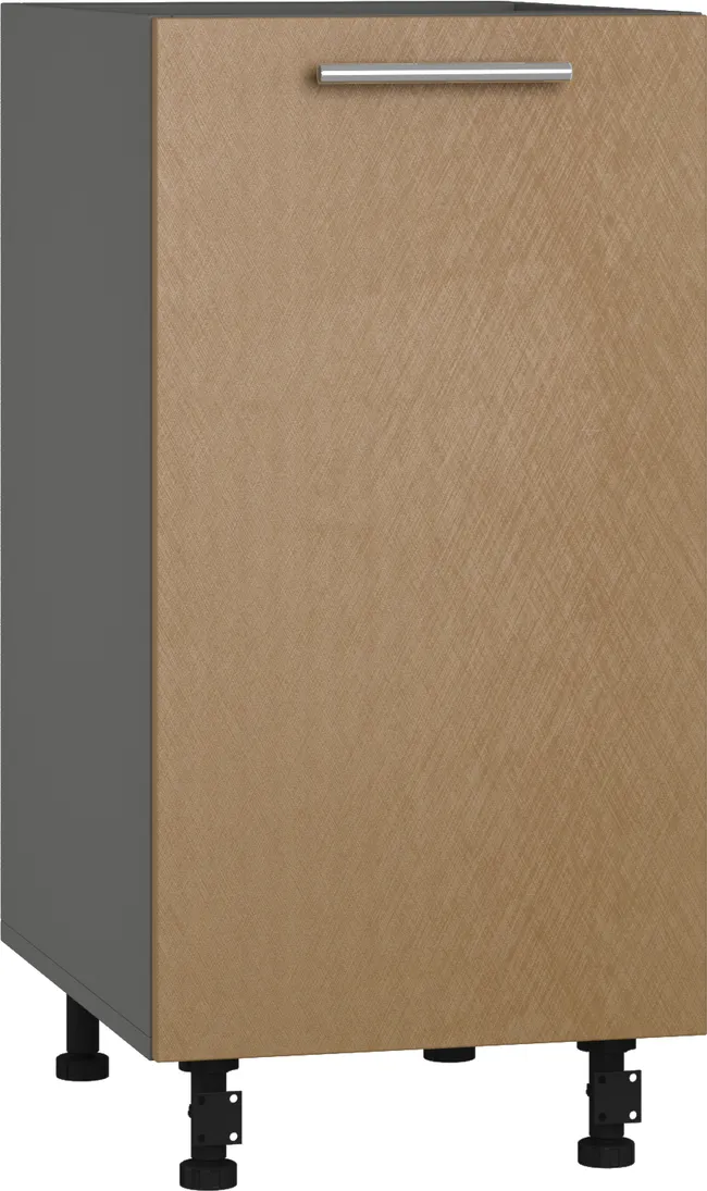 Кухонный шкаф модульной системы BlanKit D40 Graphite+BrushCaramel.M378