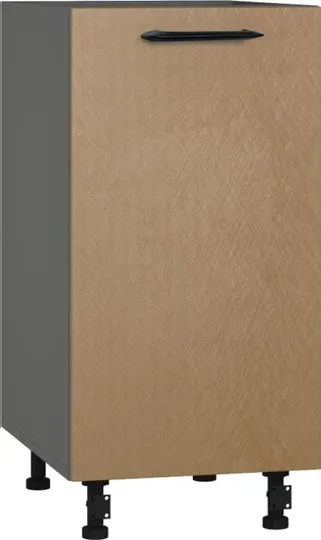 Кухонный шкаф модульной системы BlanKit D40 Graphite+BrushCaramel.M378 M