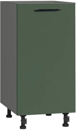 Кухонный шкаф модульной системы BlanKit D40 Graphite+GreenSmoky.M356 M