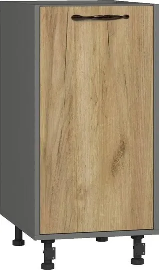 Кухонный шкаф модульной системы BlanKit D40 Graphite+Oak Kraft Gold К003 M2