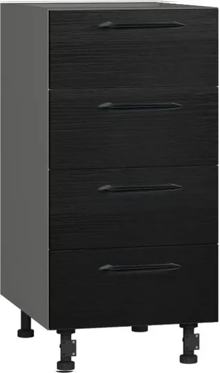 Кухонный шкаф модульной системы BlanKit D40.s4 Graphite+OakBlack.381 M