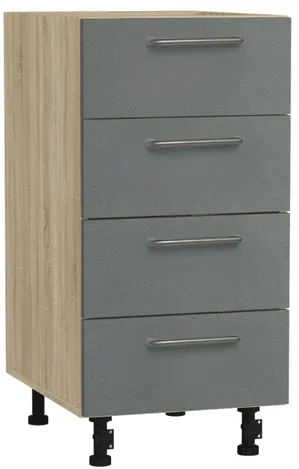 Кухонный шкаф модульной системы BlanKit D40.s4 Sonoma+Concrete gray.352 U4