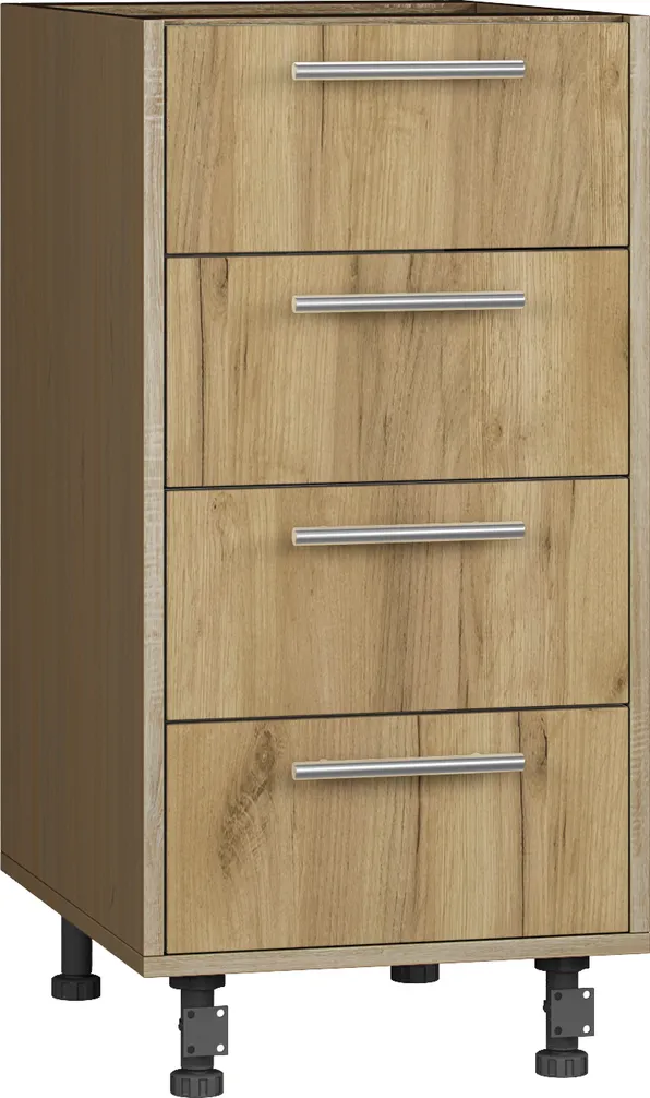 Кухонный шкаф модульной системы BlanKit D40.s4 Sonoma+Oak Kraft Gold К003