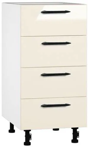 Кухонный шкаф модульной системы BlanKit D40.s4 White+Beige.G406 M
