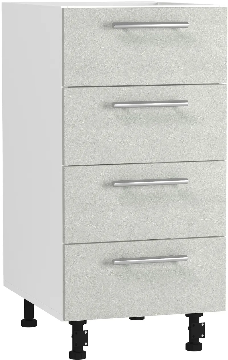 Кухонный шкаф модульной системы BlanKit D40.s4 White+Concrete cream.353