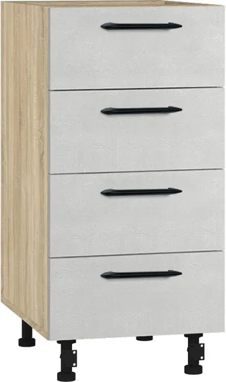 Кухонный шкаф модульной системы BlanKit D40.Ts4 Sonoma+Concrete cream.353 M