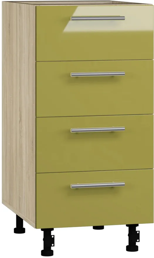 Кухонный шкаф модульной системы BlanKit D40.Ts4 Sonoma+Lemon.G425