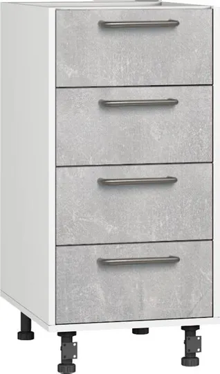Кухонный шкаф модульной системы BlanKit D40.Ts4 White+Industrial SG U4