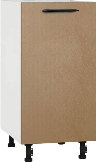 Кухонный шкаф модульной системы BlanKit D40 White+BrushCaramel.M378 M