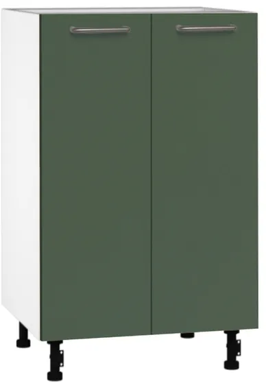Кухонный шкаф модульной системы BlanKit D53 White+GreenSmoky.M356 U4