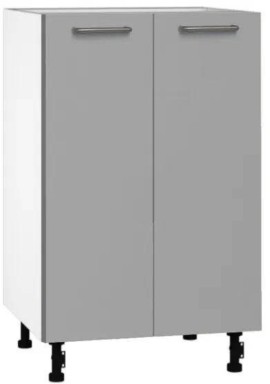 Кухонный шкаф модульной системы BlanKit D53 White+GreyQuartz.M306 U4