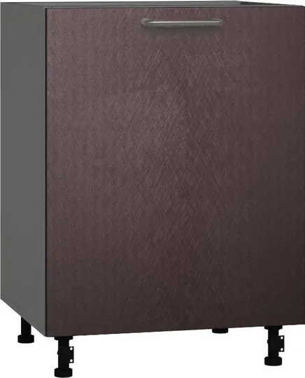 Кухонный шкаф модульной системы BlanKit D60.1 Graphite+BrushBronze.M369 U4