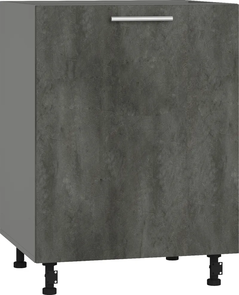 Кухонный шкаф модульной системы BlanKit D60.1 Graphite+CementDark.M361