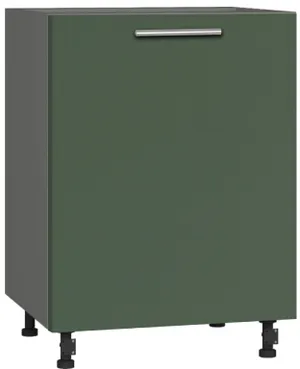 Кухонный шкаф модульной системы BlanKit D60.1 Graphite+GreenSmoky.M356 R128