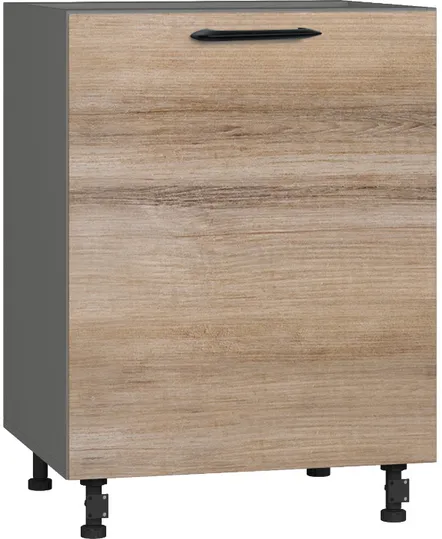 Кухонный шкаф модульной системы BlanKit D60.1 Graphite+Sequoia.270 M
