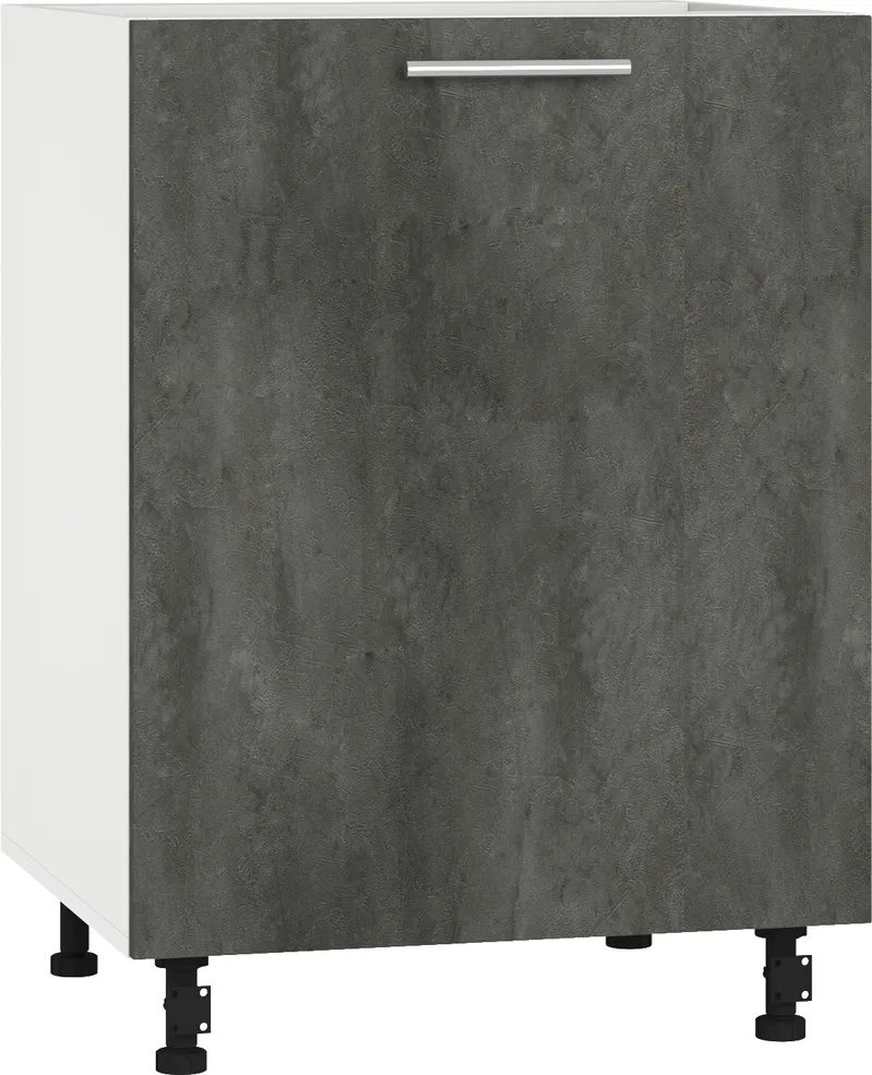 Кухонный шкаф модульной системы BlanKit D60.1 White+CementDark.M361