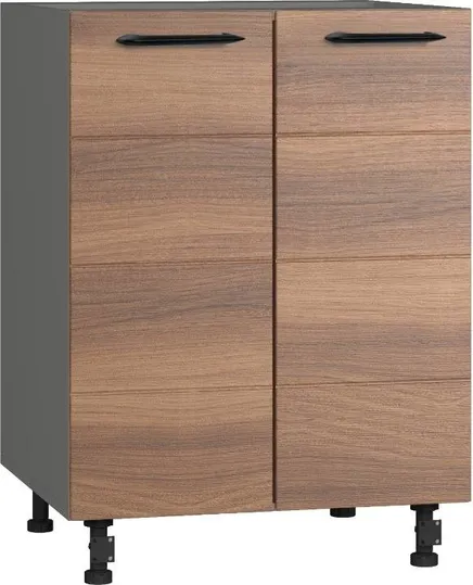 Кухонный шкаф модульной системы BlanKit D60 Graphite+Chicory dark.395 M