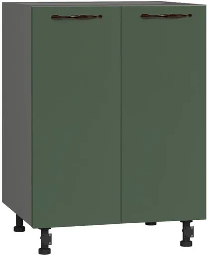 Кухонный шкаф модульной системы BlanKit D60 Graphite+GreenSmoky.M356 M2