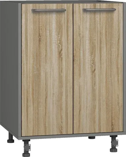 Кухонный шкаф модульной системы BlanKit D60 Graphite+Sonoma.3025 U4