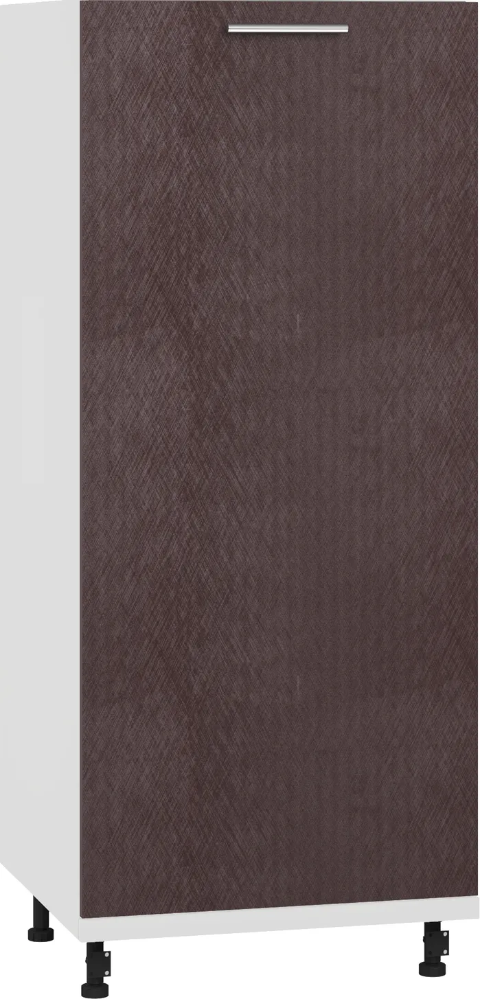 Кухонный шкаф модульной системы BlanKit D60.h145 White+BrushBronze.M369