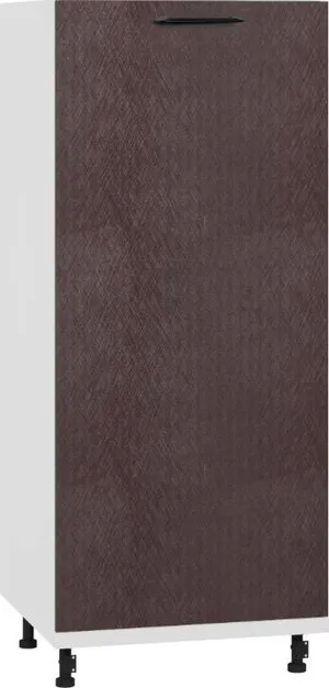 Кухонный шкаф модульной системы BlanKit D60.h145 White+BrushBronze.M369 M