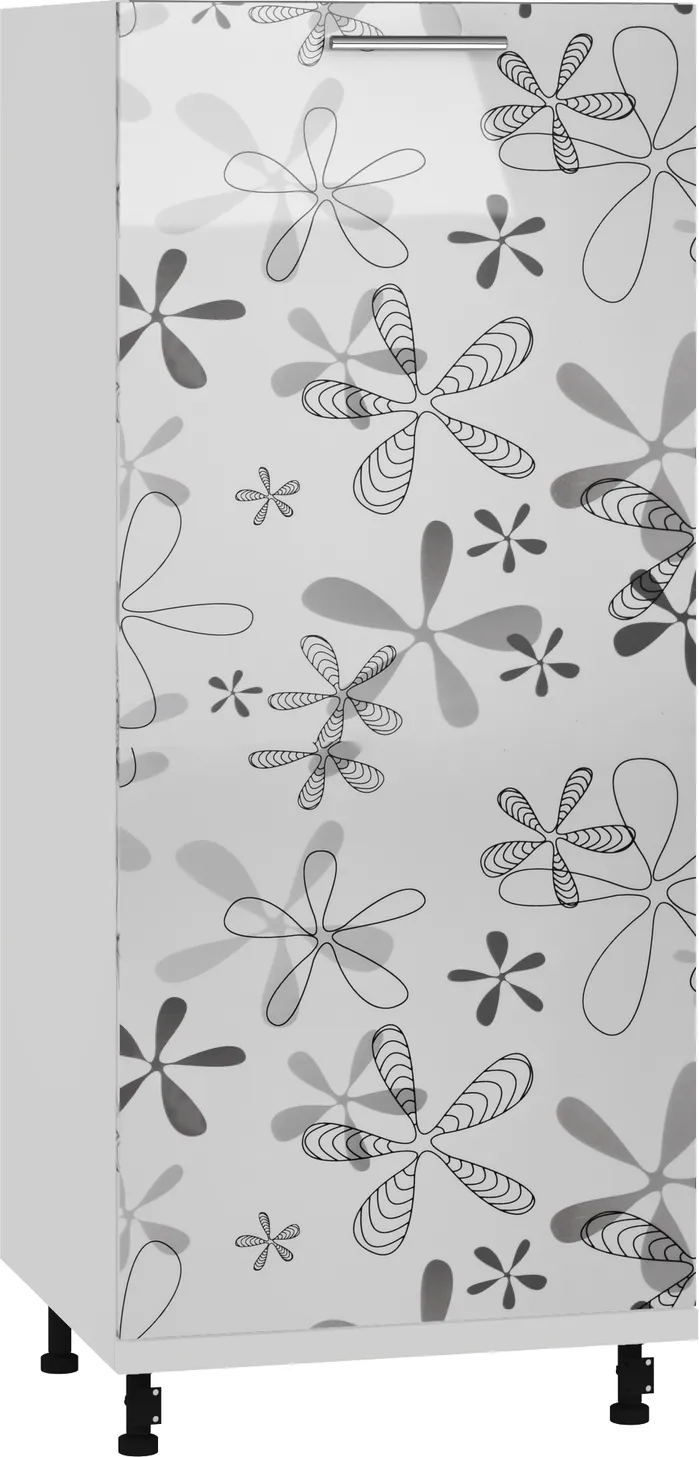 Кухонный шкаф модульной системы BlanKit D60.h145 White+Flower.G432