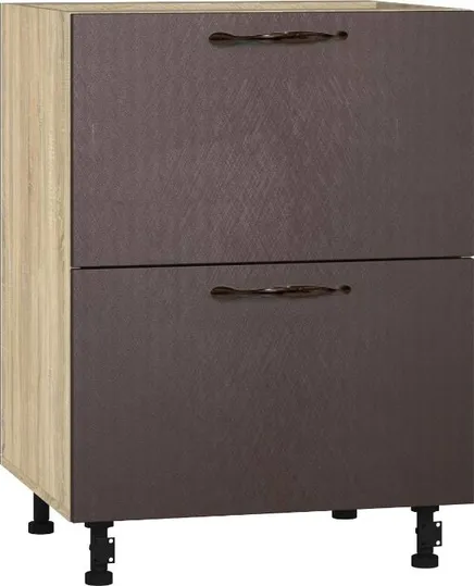 Кухонный шкаф модульной системы BlanKit D60.s2 Sonoma+BrushBronze.M369 M2