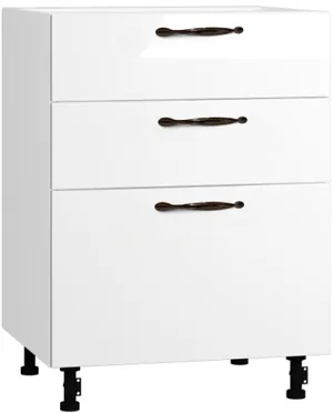 Кухонный шкаф модульной системы BlanKit D60.s3 White+White.G382 M2