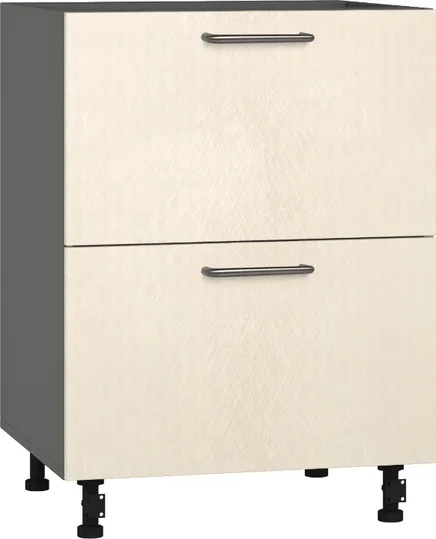 Кухонный шкаф модульной системы BlanKit D60.Ts2 Graphite+BrushCreamy.M273 U4