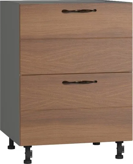 Кухонный шкаф модульной системы BlanKit D60.Ts2 Graphite+Chicory dark.395 M2