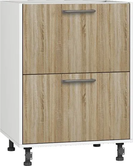 Кухонный шкаф модульной системы BlanKit D60.Ts2 White+Sonoma.3025 U4