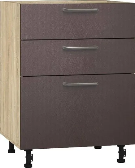 Кухонный шкаф модульной системы BlanKit D60.Ts3 Sonoma+BrushBronze.M369 U4