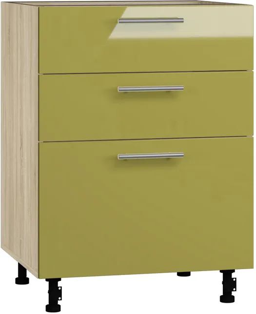 Кухонный шкаф модульной системы BlanKit D60.Ts3 Sonoma+Lemon.G425