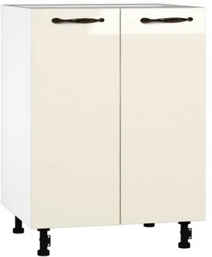 Кухонный шкаф модульной системы BlanKit D60 White+Beige.G406 M2