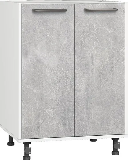 Кухонный шкаф модульной системы BlanKit D60 White+Industrial SG U4