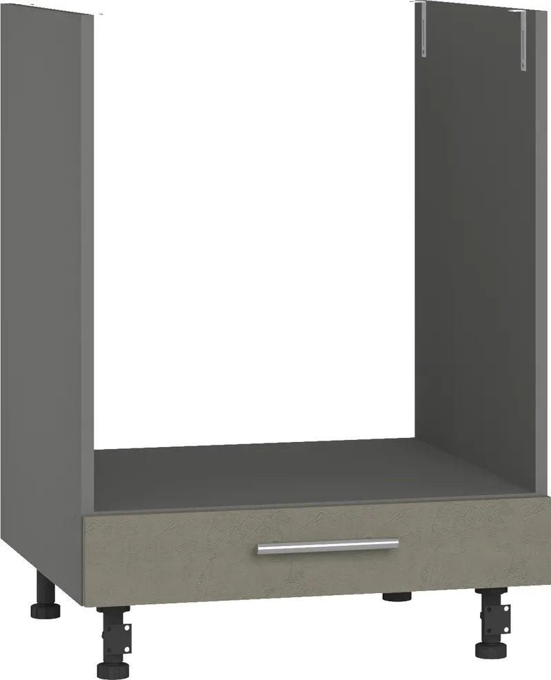 Кухонный шкаф модульной системы BlanKit D60C Graphite+Cement Gothic.M389