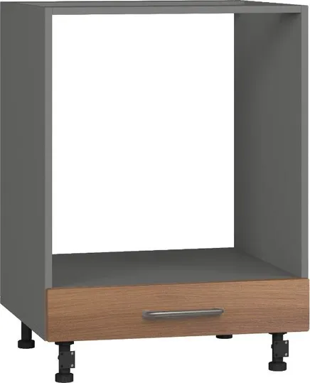 Кухонный шкаф модульной системы BlanKit D60C Graphite+Chicory dark.395 U4