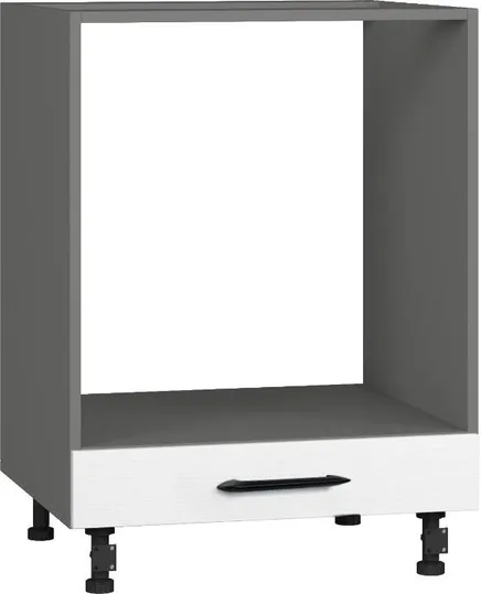 Кухонный шкаф модульной системы BlanKit D60C Graphite+OakWhite.266 M
