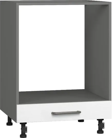 Кухонный шкаф модульной системы BlanKit D60C Graphite+OakWhite.266 U4
