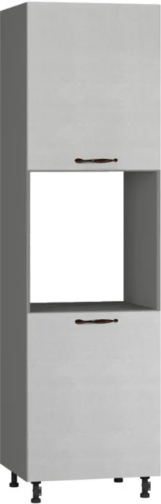 Кухонный шкаф модульной системы BlanKit D60C.h214.2D Graphite+Concrete cream.353 M2
